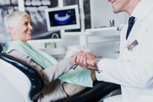 Dental Implant Patient Smiling After Procedure